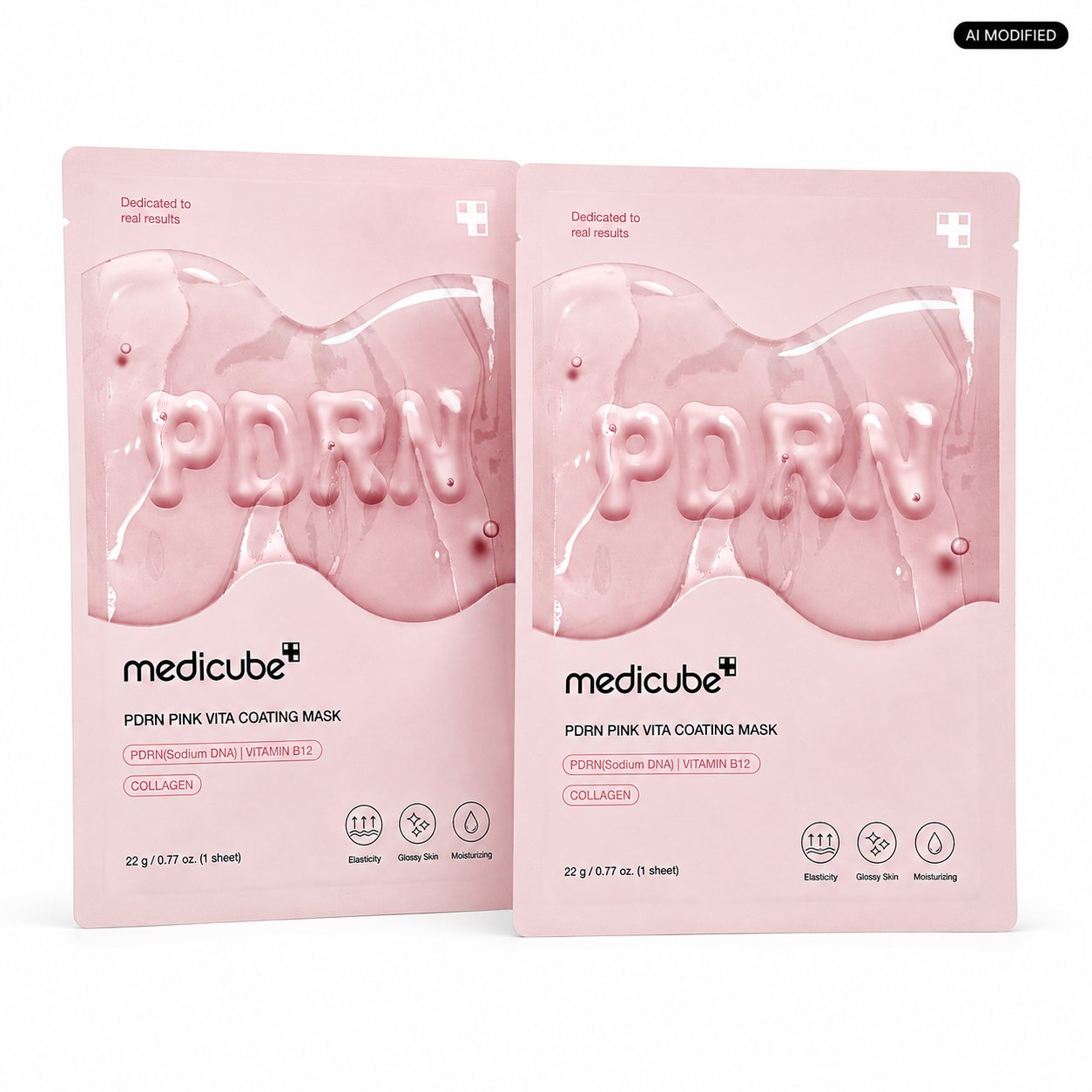 Medicube PDRN Pink Vita Coating Mask 2er Set