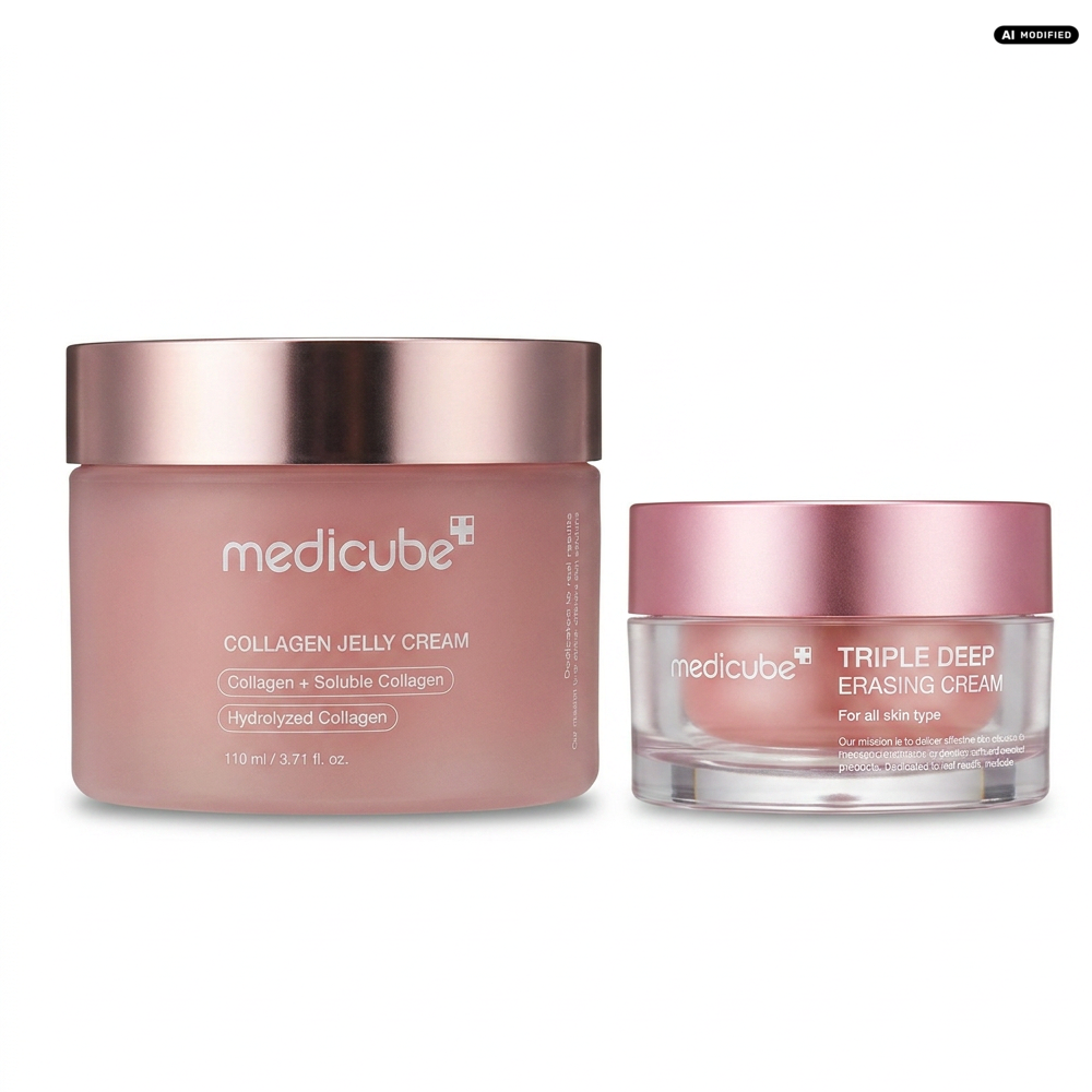 Medicube Collagen Jelly Cream und Triple Collagen Pflege Duo