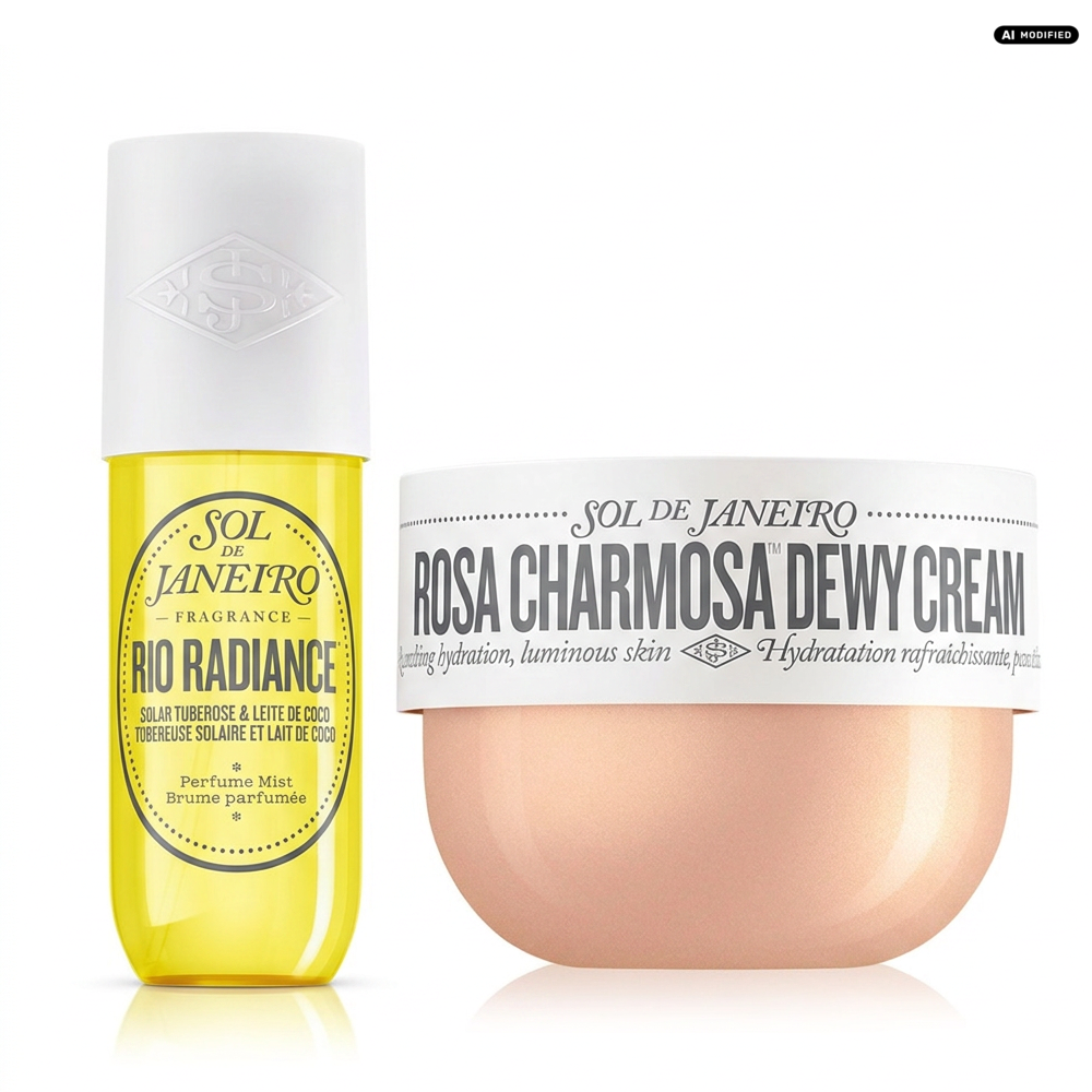 Sol de Janeiro Rio Radiance Mist und Rosa Charmosa Cream Pflege Duo