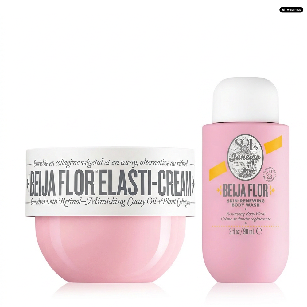 Sol de Janeiro Beija Flor Bodycare Duo Elasti Cream und Body Wash