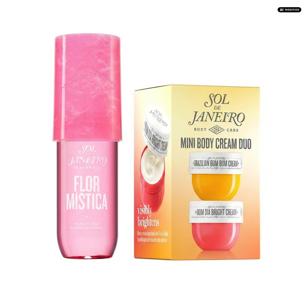 Sol de Janeiro Mini Body Cream Duo und Flor Mística Mist Set
