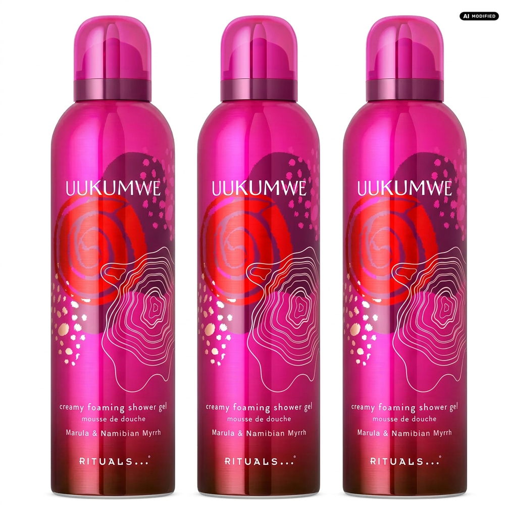 Rituals Uukumwe Creamy Foaming Shower Gel Duschgel 3er Set
