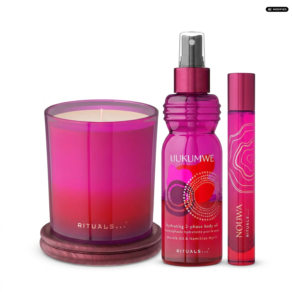Rituals Uukumwe Nouwa Duftkerze Parfum Body Oil Set