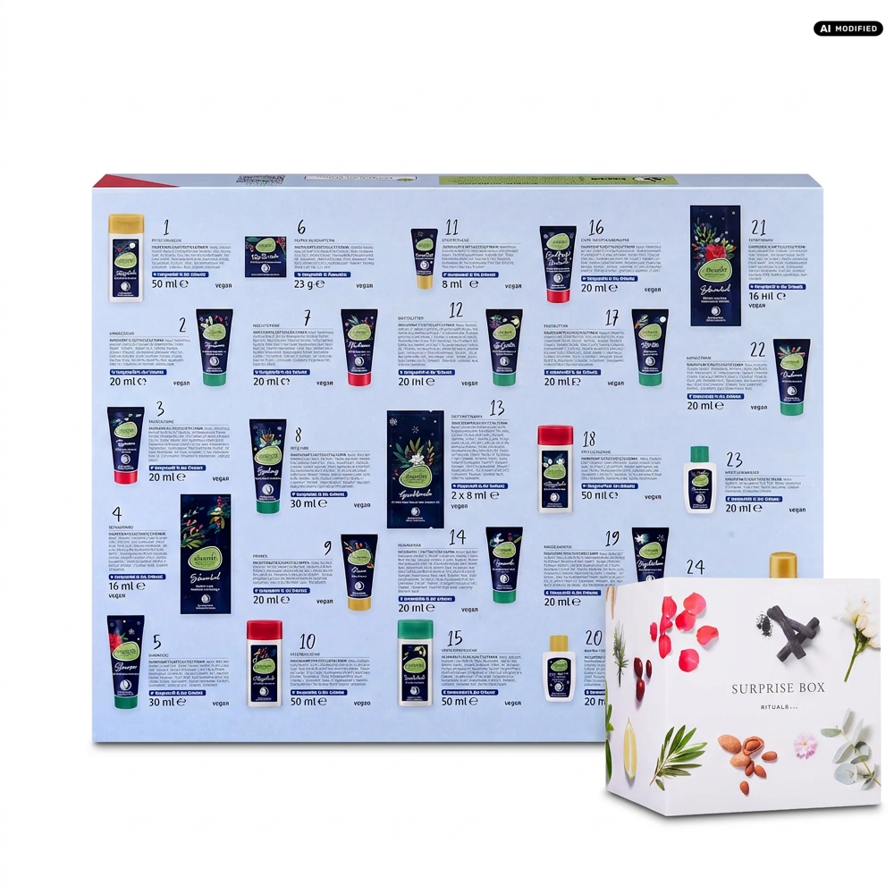 Alverde Naturkosmetik Adventskalender 2026 mit Rituals Surprise Box
