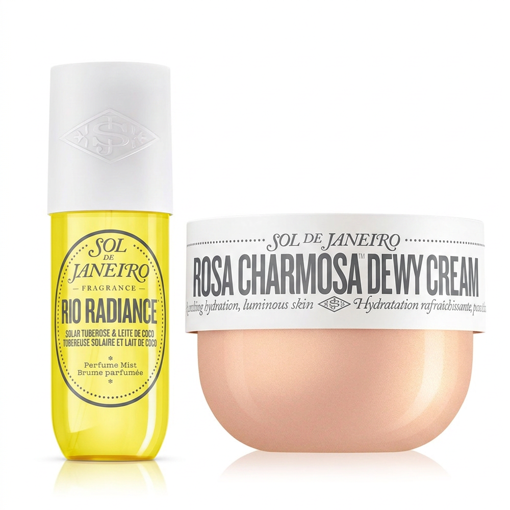 Sol de Janeiro Rio Radiance Mist und Rosa Charmosa Cream Pflege Duo