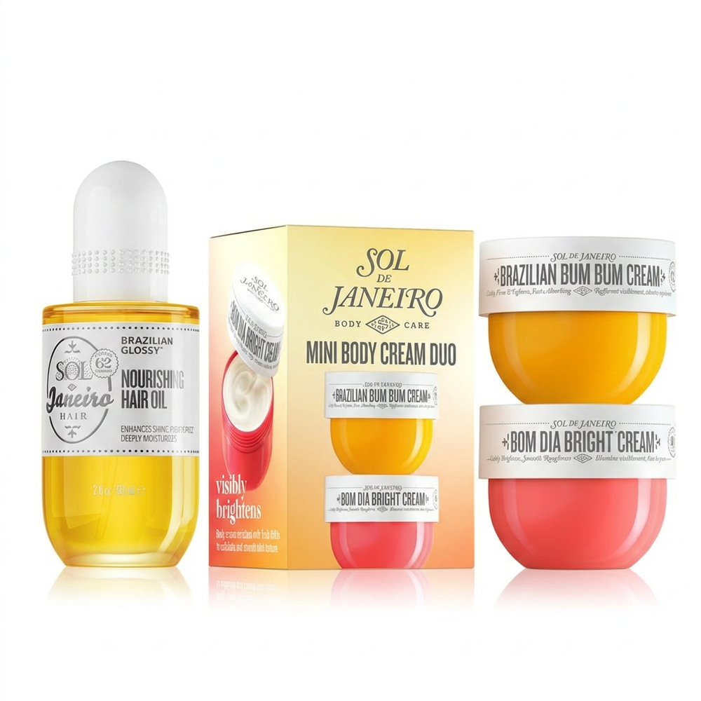 Sol de Janeiro Hair Oil und Mini Body Cream Pflege Duo