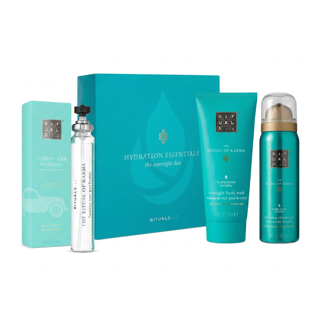 Rituals Karma Car Perfume und Mini Shower Mask Set