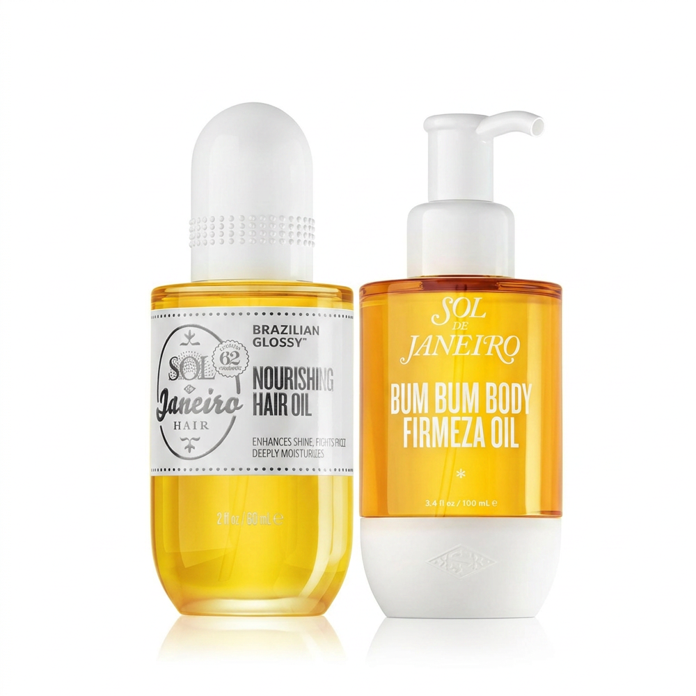 Sol de Janeiro Hair Oil und Bum Bum Body Oil Pflege Duo