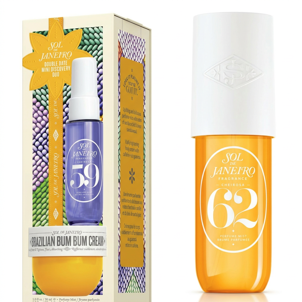Sol de Janeiro Double Date und Cheirosa 62 Pflege und Duft Set