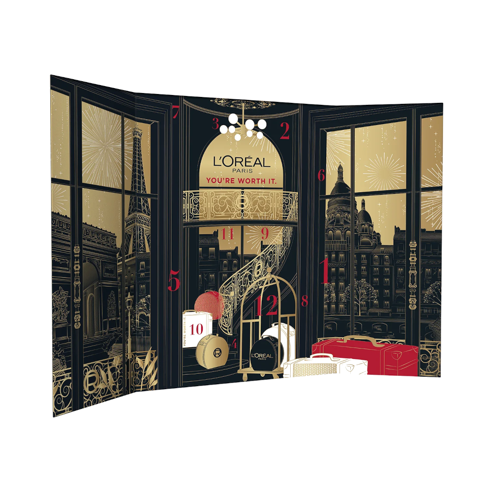 L'Oréal Paris Mini Adventskalender 2025 – 12 Beauty-Überraschungen