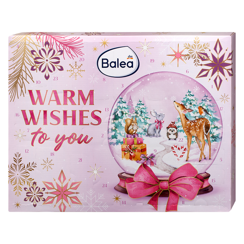Balea Adventskalender Warm Wishes 24-teilig