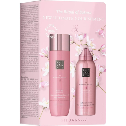 Ritual of Sakura Ultimate Nourishment Set – Duschöl 30 ml & Mousse 30 ml