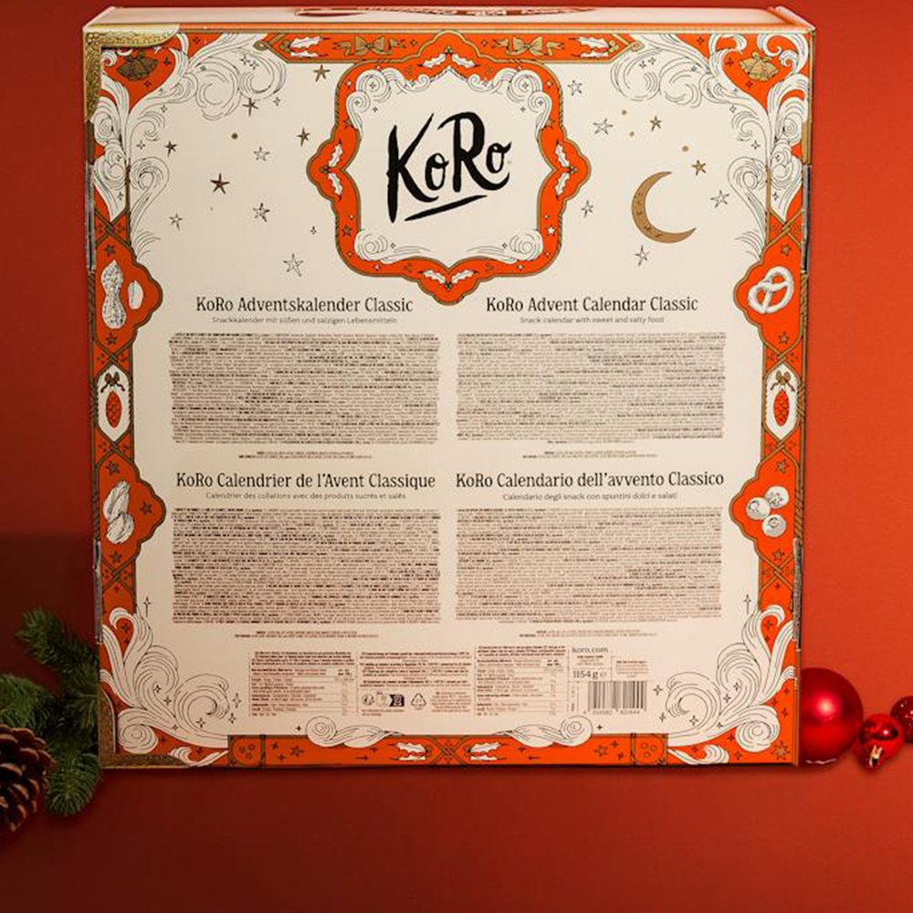 KoRo Classic Adventskalender 2026 mit 24 Snacks