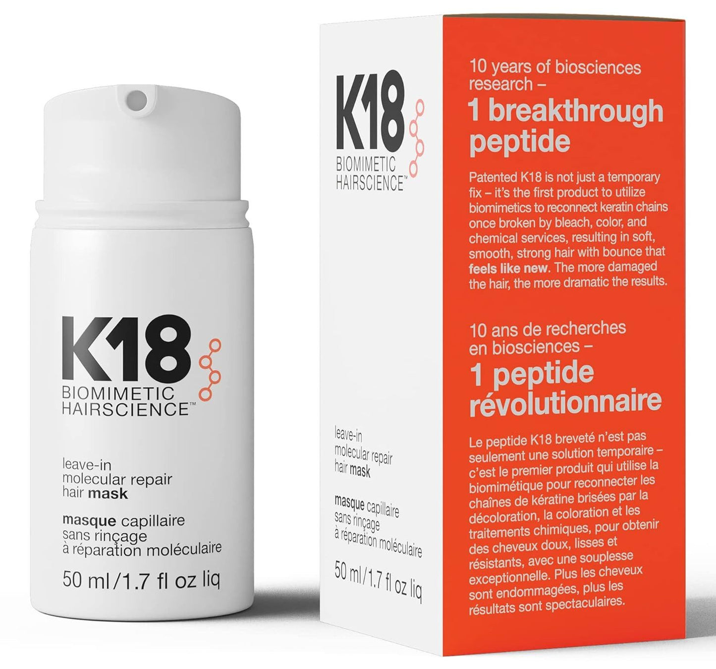 K18 Molecular Repair Leave-in Hair Mask 50 ml