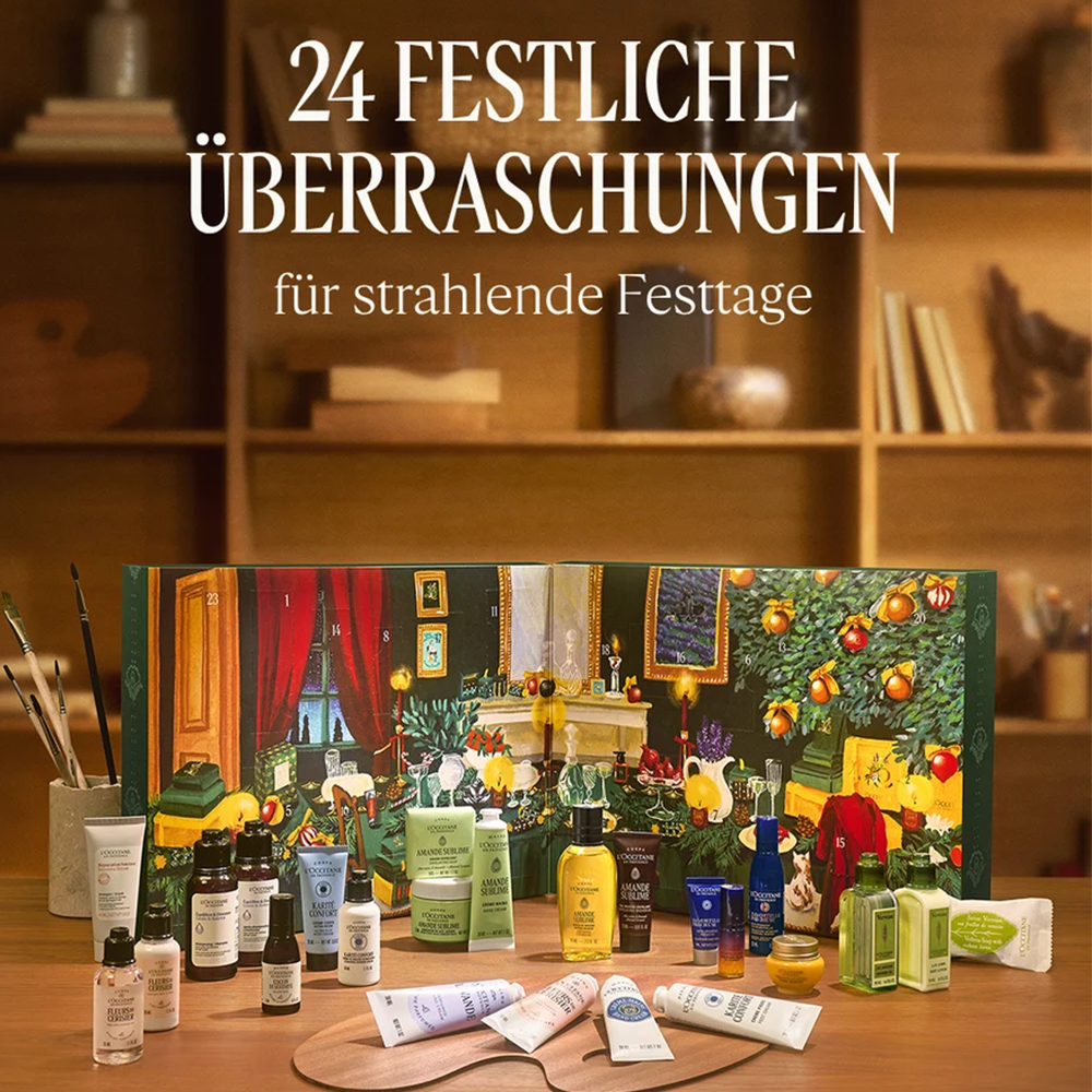 L'Occitane Adventskalender Klassische Edition 2025 – 24-tlg. Set