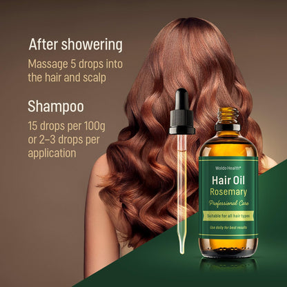 WoldoHealth Rosmarinöl Haaröl für Haare & Kopfhaut 100 ml