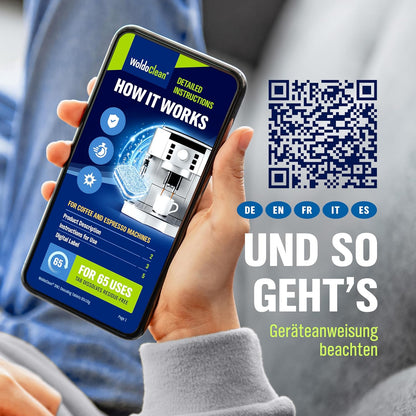 WoldoClean 3in1 Entkalkungstabletten Kaffeevollautomat 65 St.