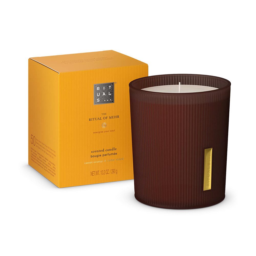 The Ritual of Mehr Duftkerze – Belebender Duft mit Orange & Zedernholz
