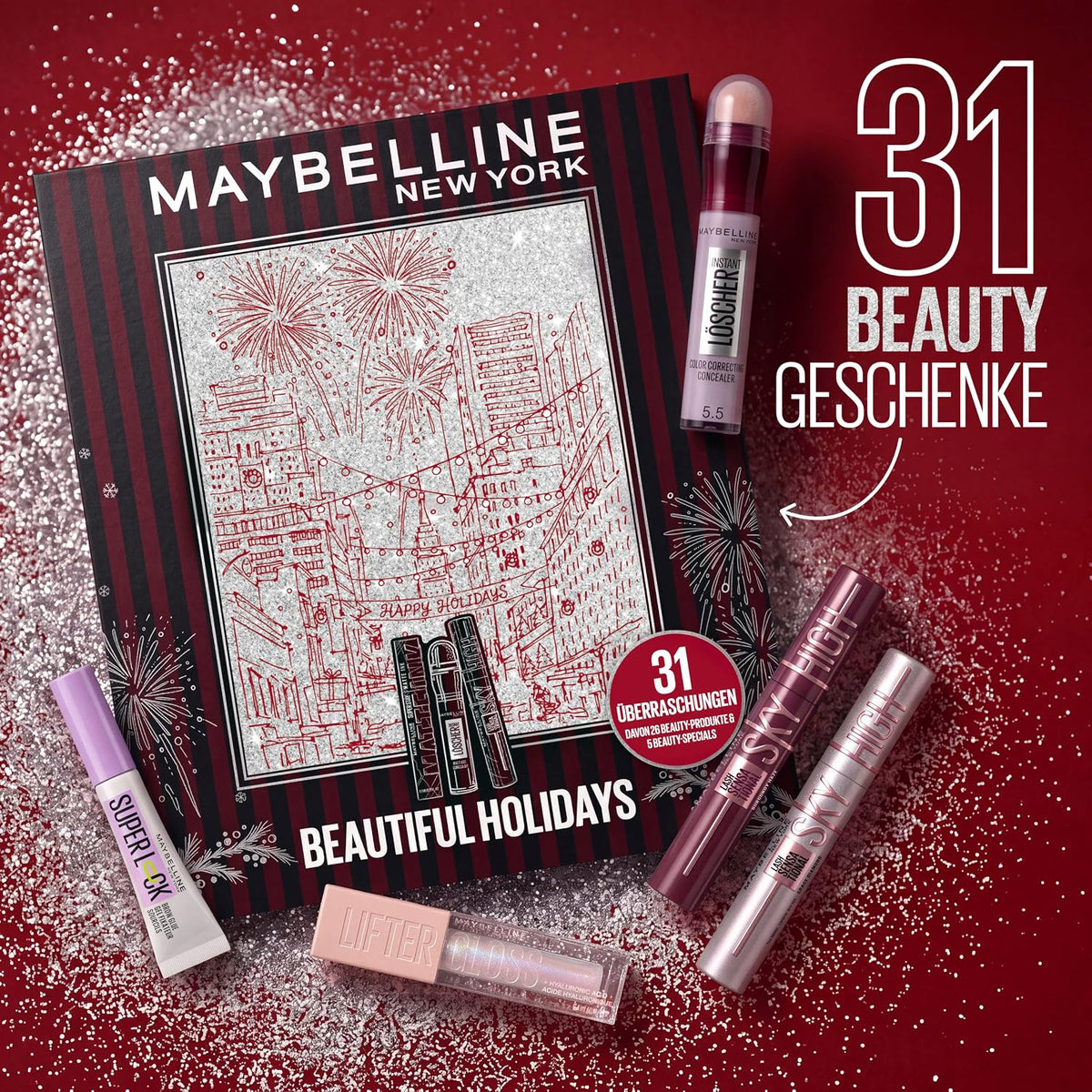 Maybelline New York Advent Calendar 31-Door 2026