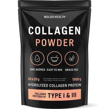 WoldoHealth Collagen Pulver Hydrolysat 1 kg