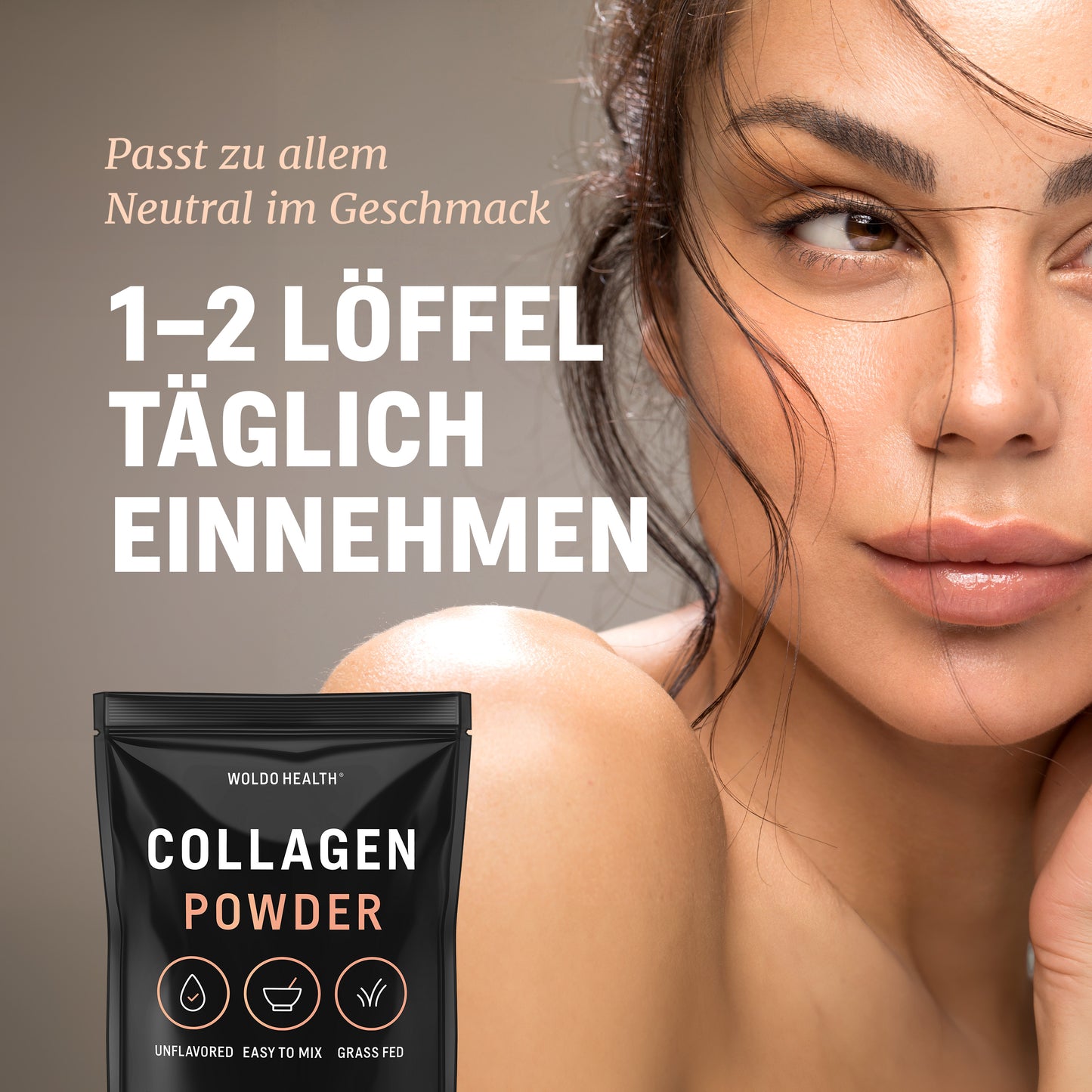 WoldoHealth Collagen Pulver Hydrolysat 1 kg