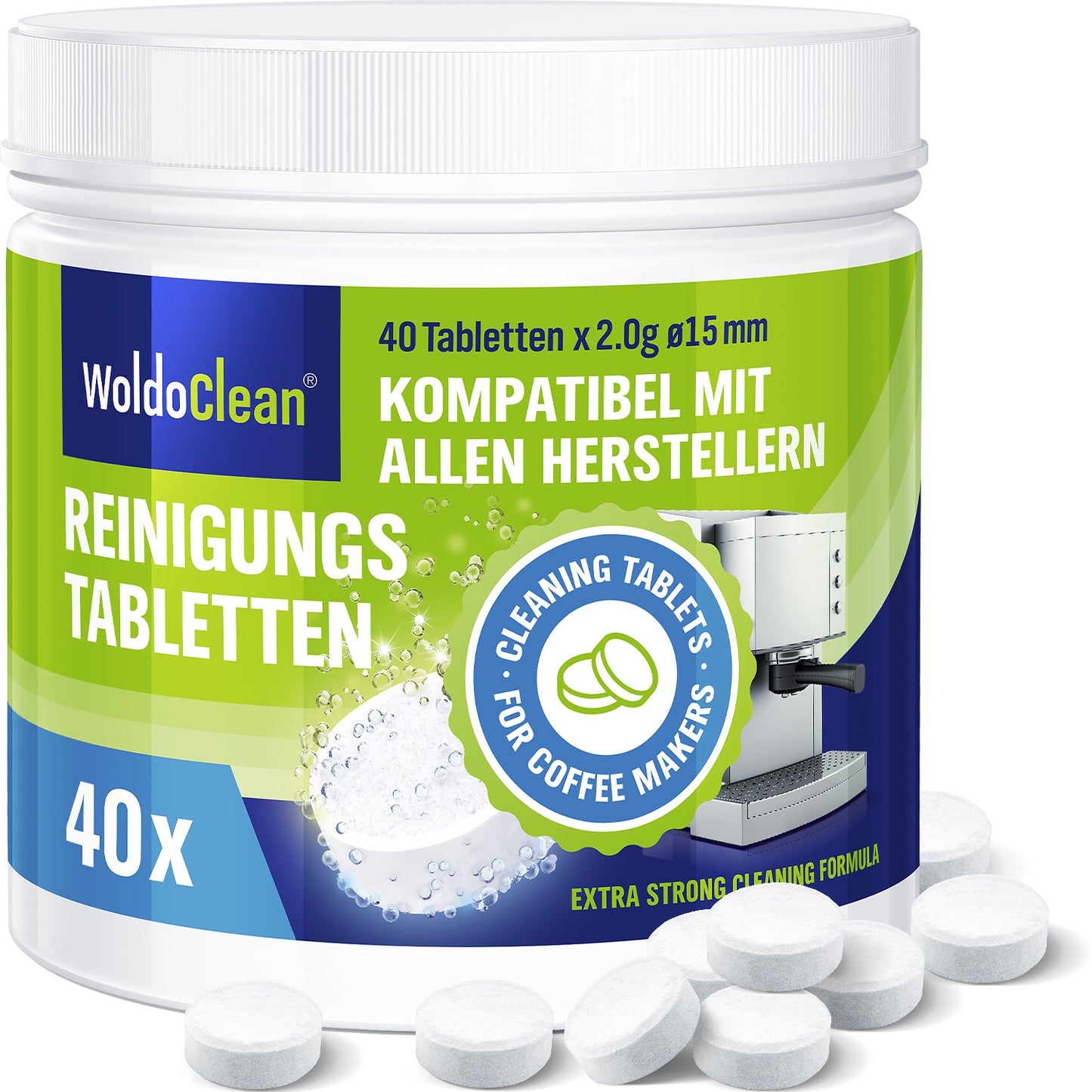 Woldoshop Reinigungstabletten Kaffeemaschine