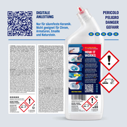 WoldoClean 2in1 Urinsteinentferner Gel 1L Frischduft