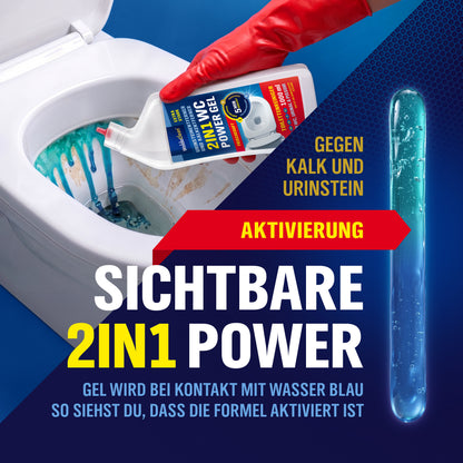 WoldoClean 2in1 Urinsteinentferner Gel 1L Frischduft