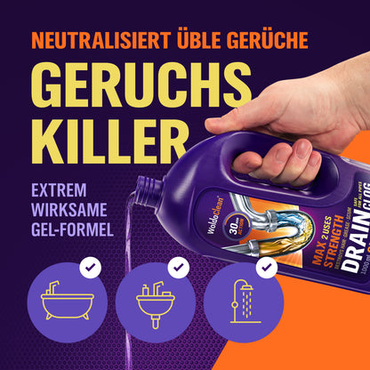 Woldoshop Abflussreiniger Abflussfrei Flüssig