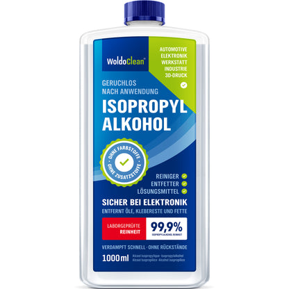 WoldoClean Isopropanol 99,9% Reinigungsalkohol 1L