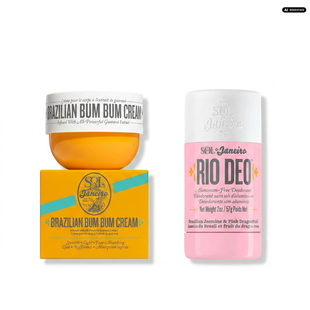 Sol de Janeiro Bum Bum Cream und Beija Flor Deo Pflege Duo