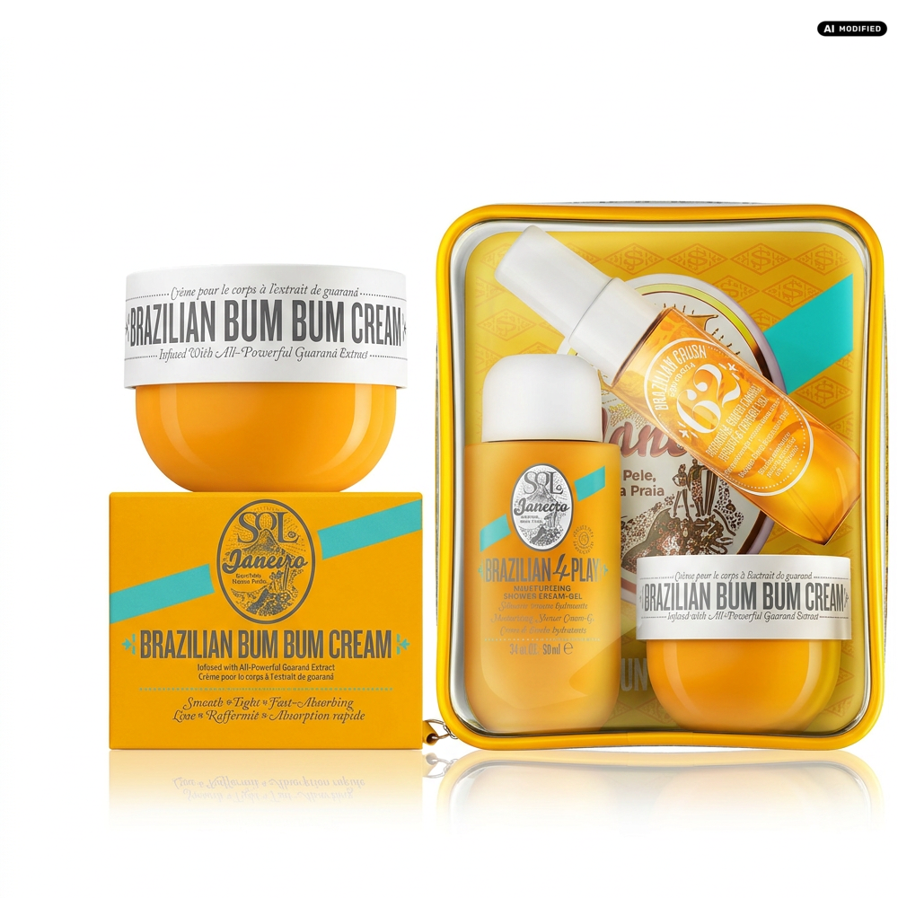 Sol de Janeiro Bum Bum Cream und Jet Set Pflege Bundle