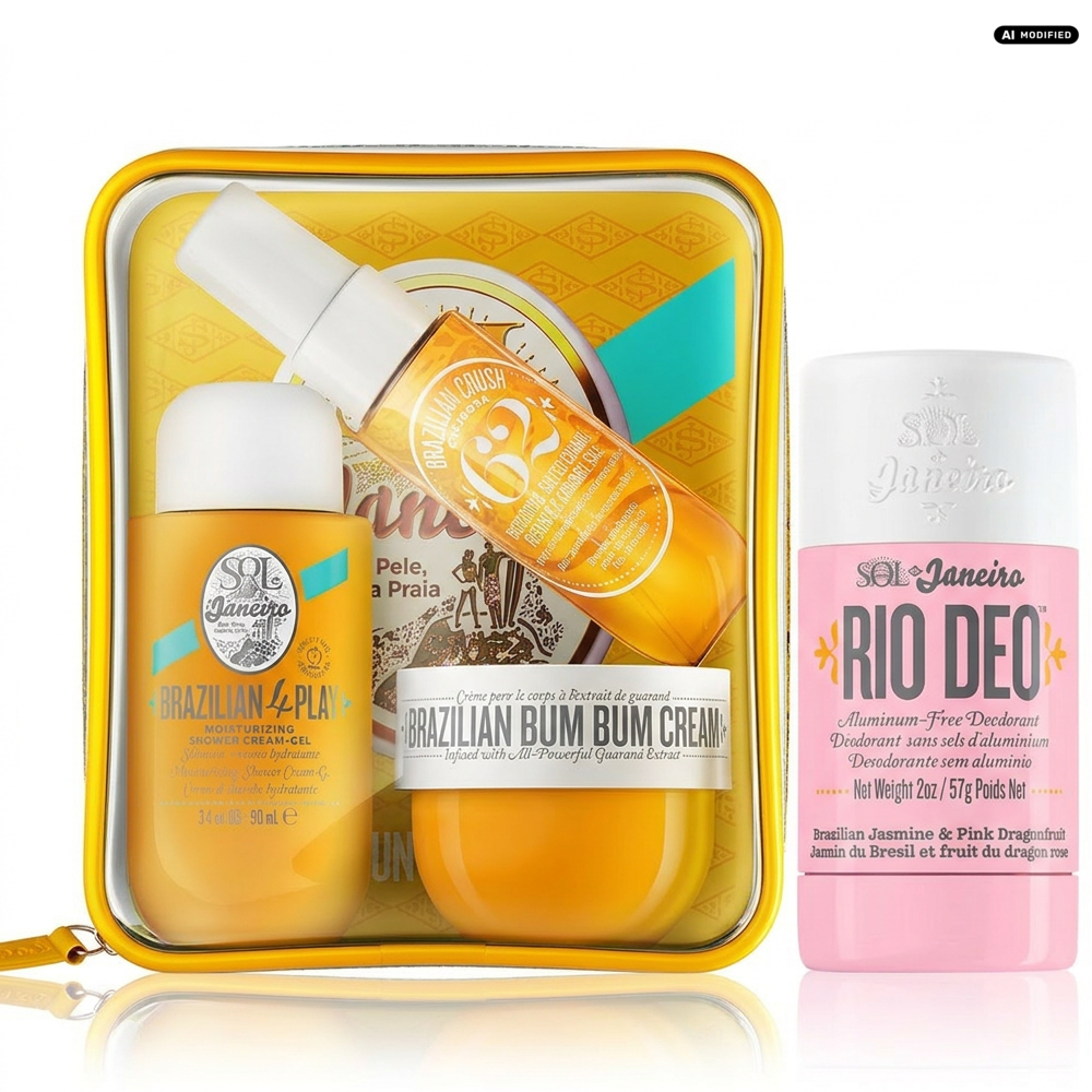 Sol de Janeiro Bum Bum Jet Set Orange und Beija Flor Deo Set
