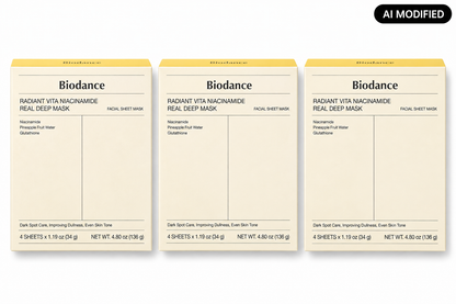 Biodance Radiant Vita Niacinamide Real Deep Mask 2er Set