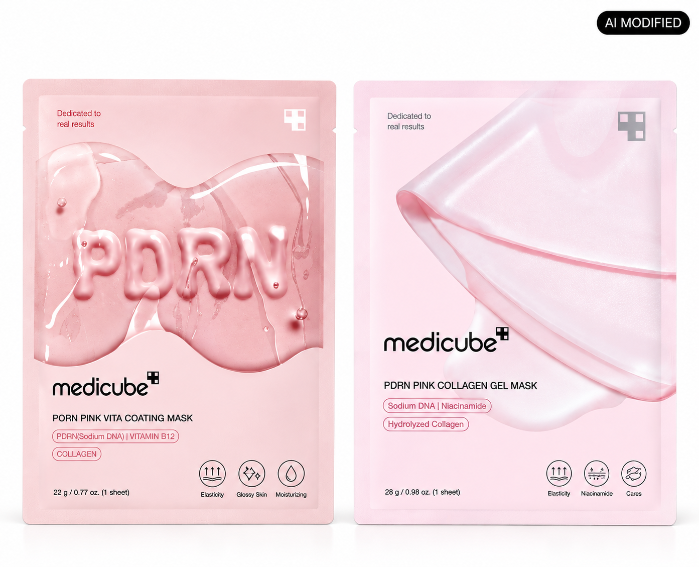Medicube PDRN Pink Collagen Gel und Vita Coating Duo