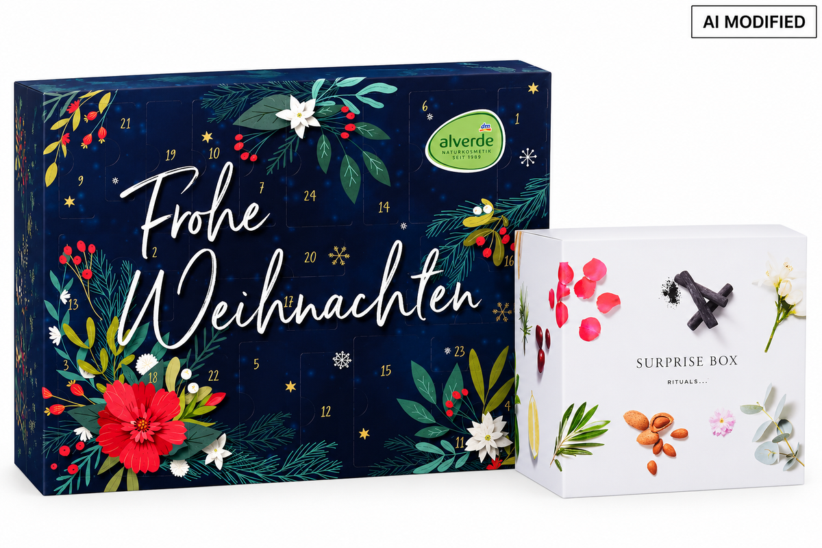 Alverde Naturkosmetik Adventskalender 2026 mit Rituals Surprise Box