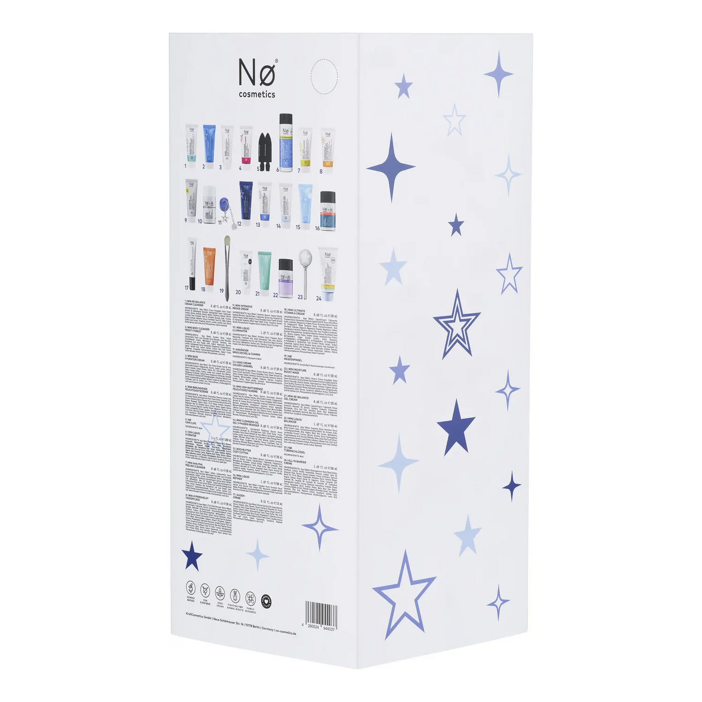 Nø Cosmetics Mini Møments Adventskalender 24-teilig
