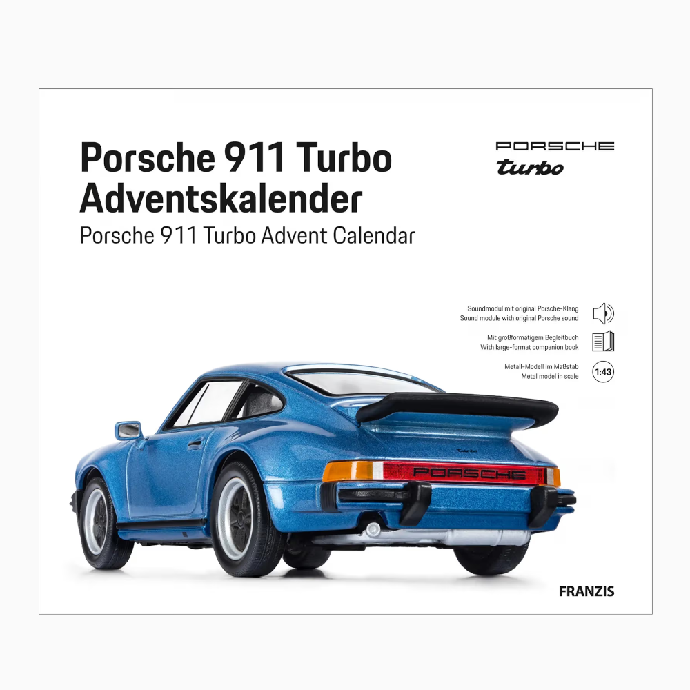 Porsche 911 Turbo Adventskalender 2025 – Modellauto 1:43