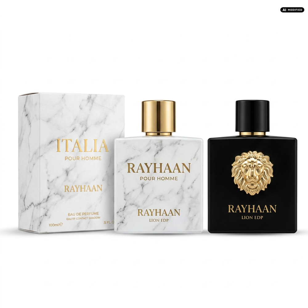 Rayhaan Italia und Lion Eau de Parfum Duft Duo