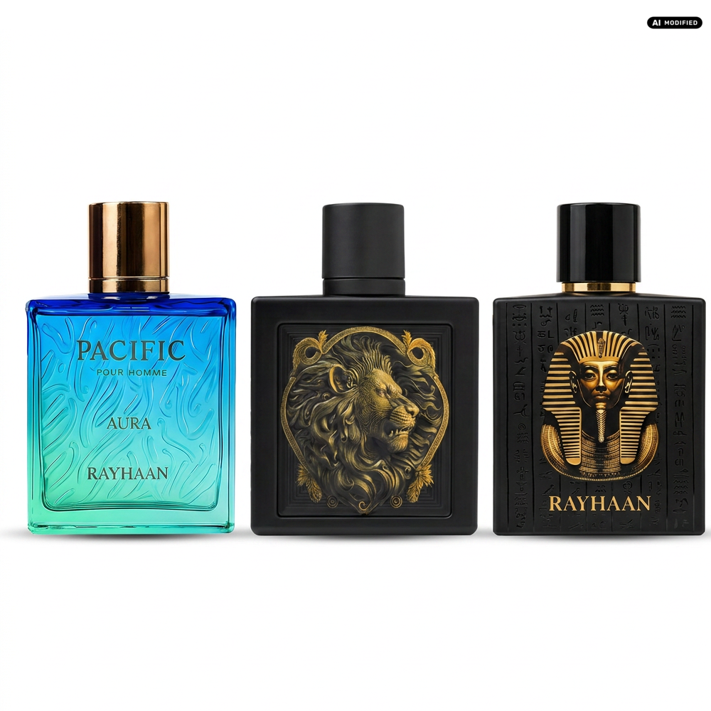 Rayhaan Pacific Aura Lion Pharaoh Duft Trio Set