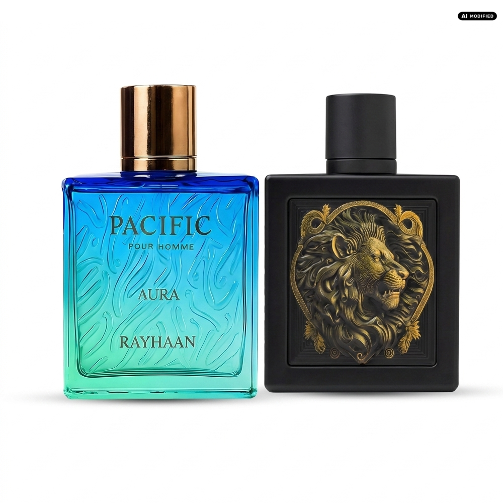 Rayhaan Pacific Aura und Lion Eau de Parfum Duft Duo