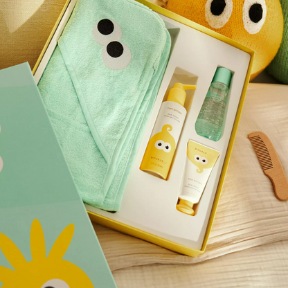 Babypflege Set Haar- und Körperschaum & Öl
