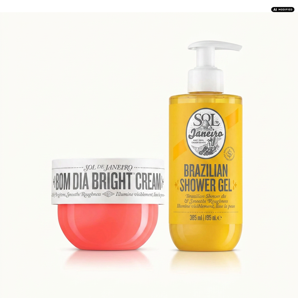 Sol de Janeiro Bom Dia Bright Cream und Brazilian 4 Play Pflege Duo