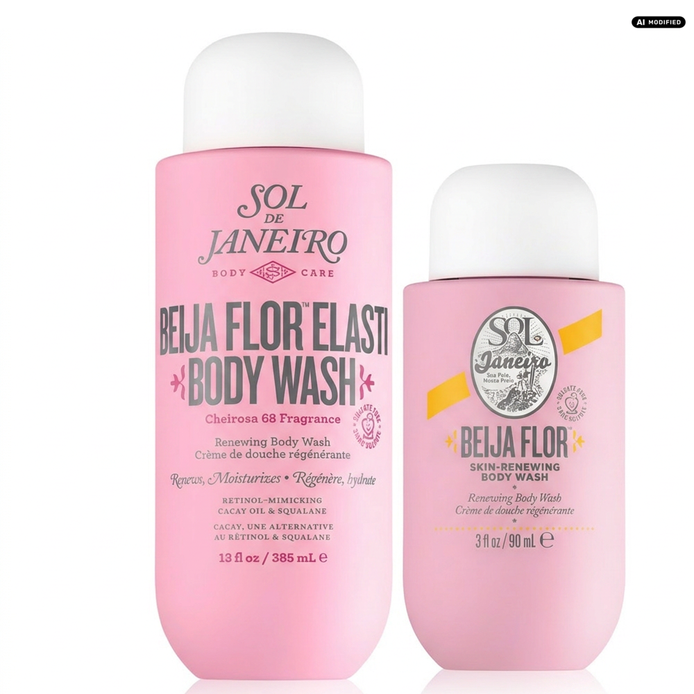 Sol de Janeiro Beija Flor Body Wash Reise und Fullsize Pflege Duo