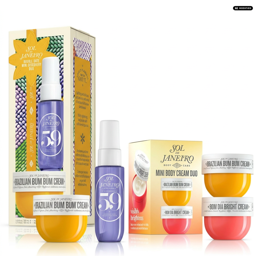 Sol de Janeiro Double Date Geschenkset und Mini Body Cream Duo