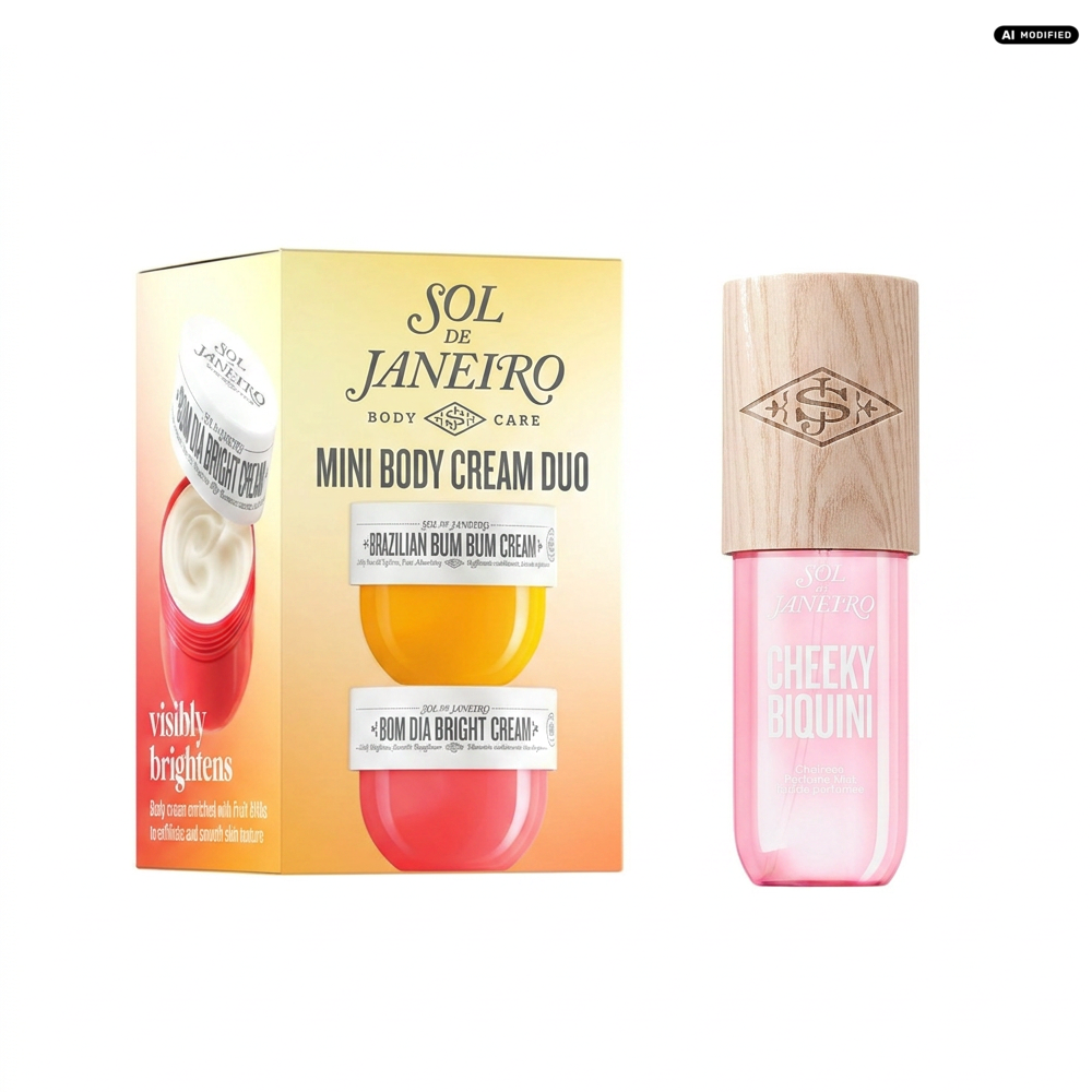 Sol de Janeiro Mini Body Cream und Cheeky Biquini Pflege Duft Set