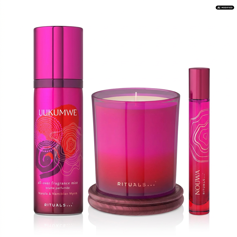 Rituals Uukumwe Duftmist Kerze und Nouwa Parfum Set