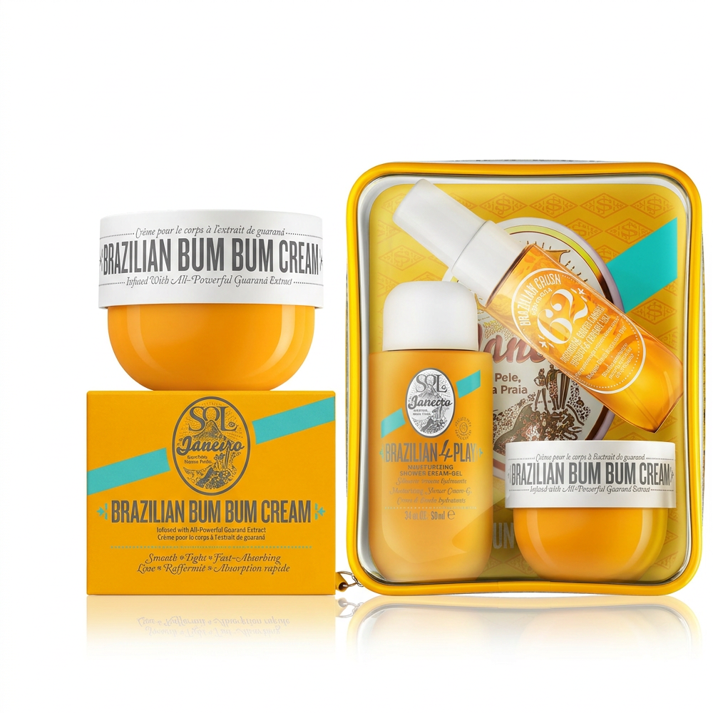 Sol de Janeiro Bum Bum Cream und Jet Set Pflege Bundle