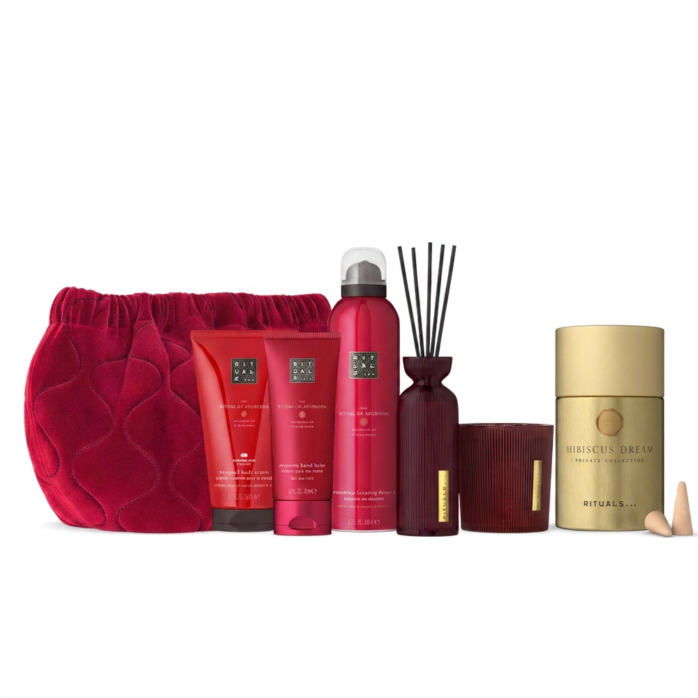 Rituals Ayurveda Geschenk Set mit Hibiscus Dream Incense Duo