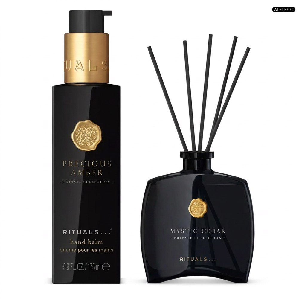 Rituals Private Collection Precious Amber Handbalsam Mystic Cedar Home Duo
